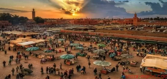 Marrakech et le Couvre-feu en 2021.